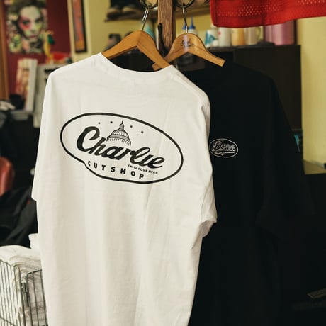 DOGEAR × CHARLIE Tee (White)