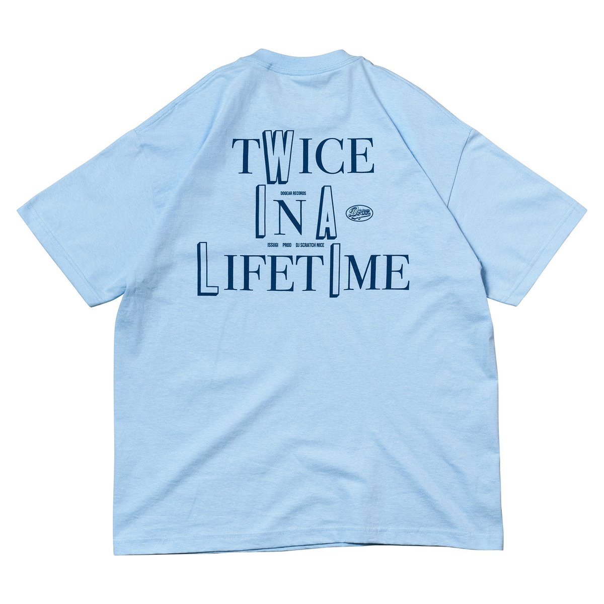 Twice In A Lifetime Tee (Powder Blue × Navy) | ...