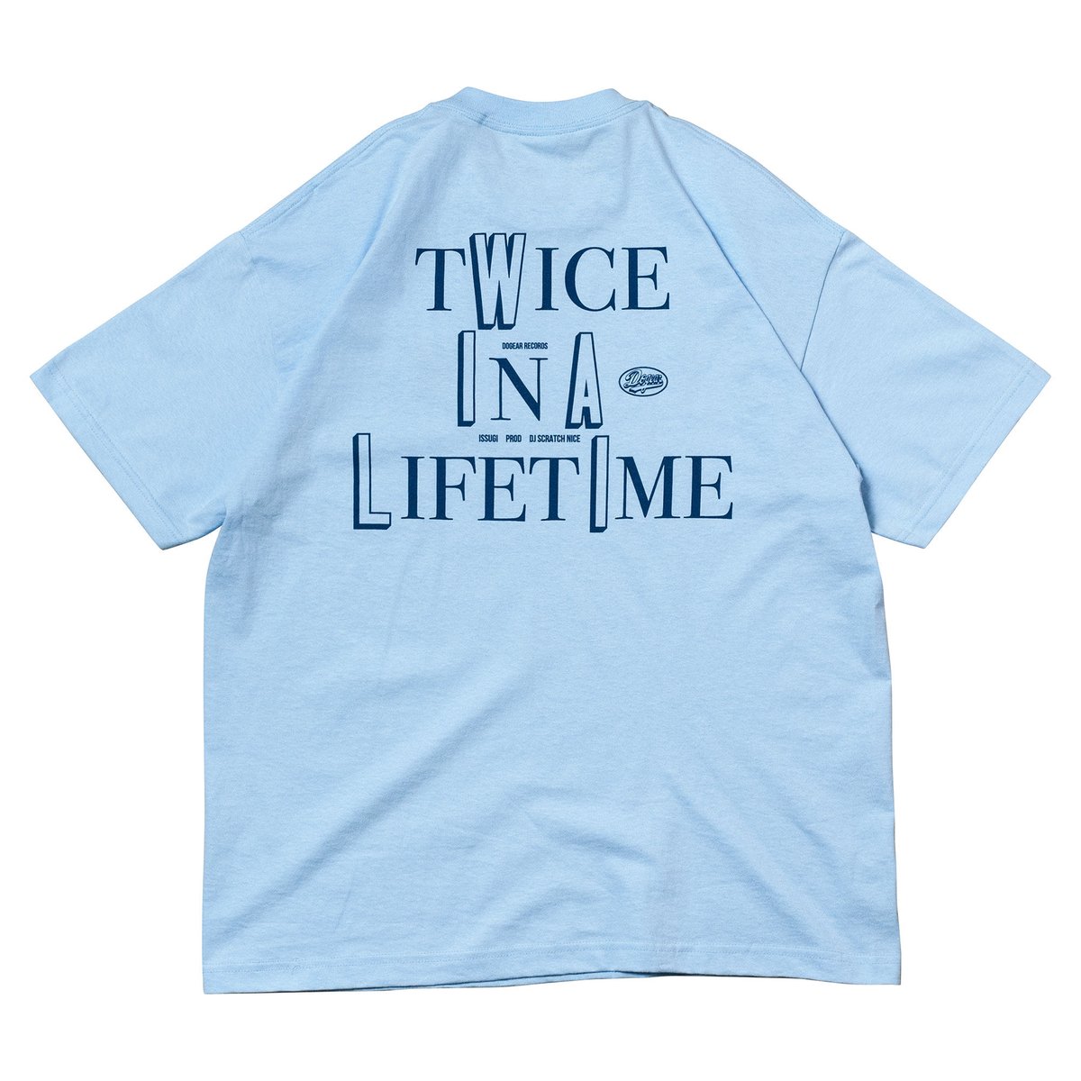 Twice In A Lifetime Tee (Powder Blue × Navy) |