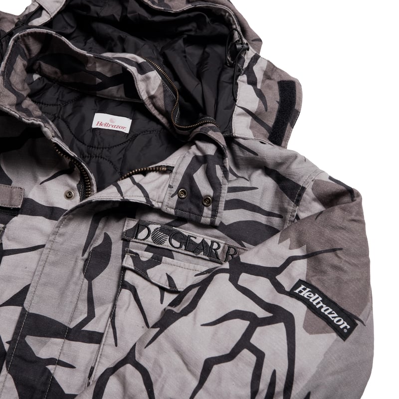 M65 CITY TREE CAMO ARMY JACKET with LYRIC NOTE