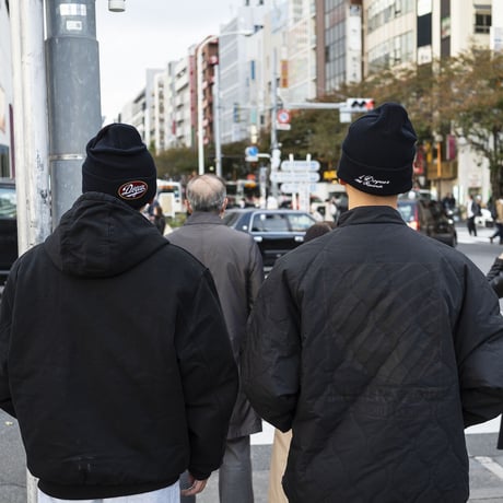 DOGEAR KNIT CAP (Black)
