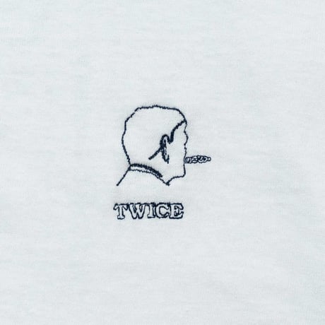 Twice In A Lifetime Tee (White × Navy)