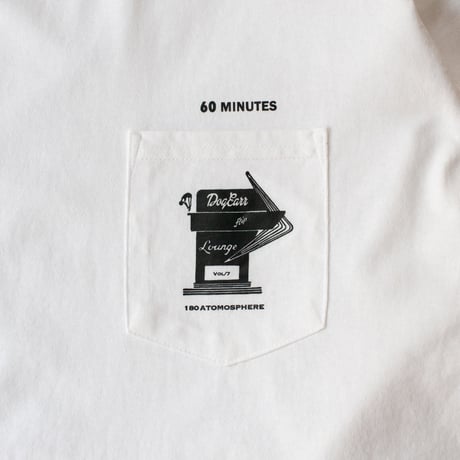 180 Atomosphere  L/S tee (White)