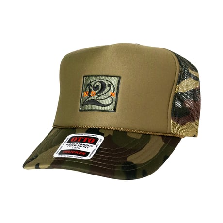 D'N'N 2 MESH TRUCKER CAP (green camo)
