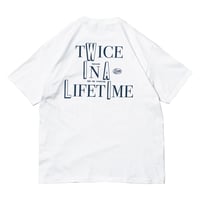 Twice In A Lifetime Tee (White × Navy)