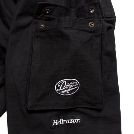 CITY TREE CAMO CARGO PANTS - BLACK