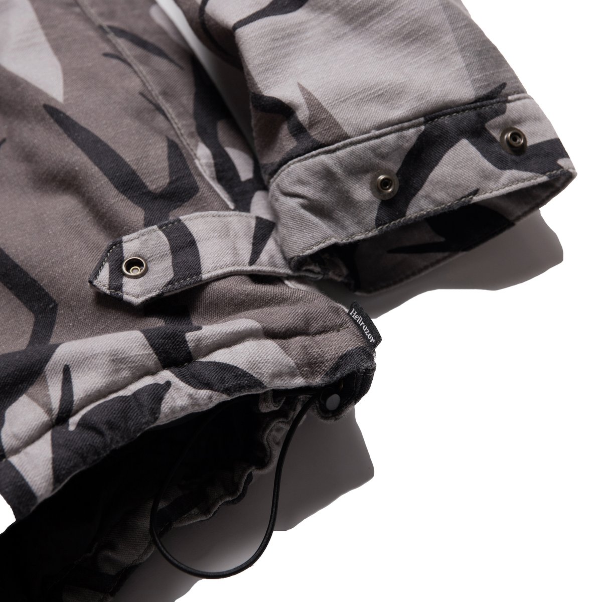 ジャケット・アウター HELLRAZOR M65 CITY TREE CAMO ARMY JACKET HELLRAZOR M65 CITY TREE CAMO ARMY JACKET - BLAC