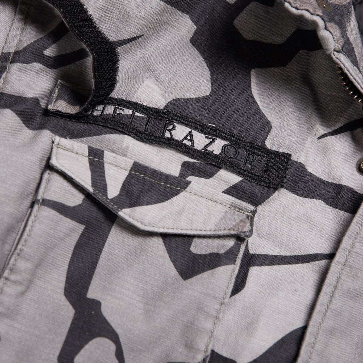 M65 CITY TREE CAMO ARMY JACKET with LYRIC NOTE