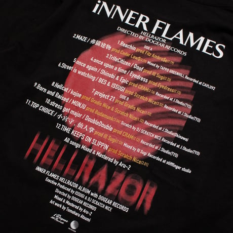 iNNER FLAME L/S T-SHIRT (Black)