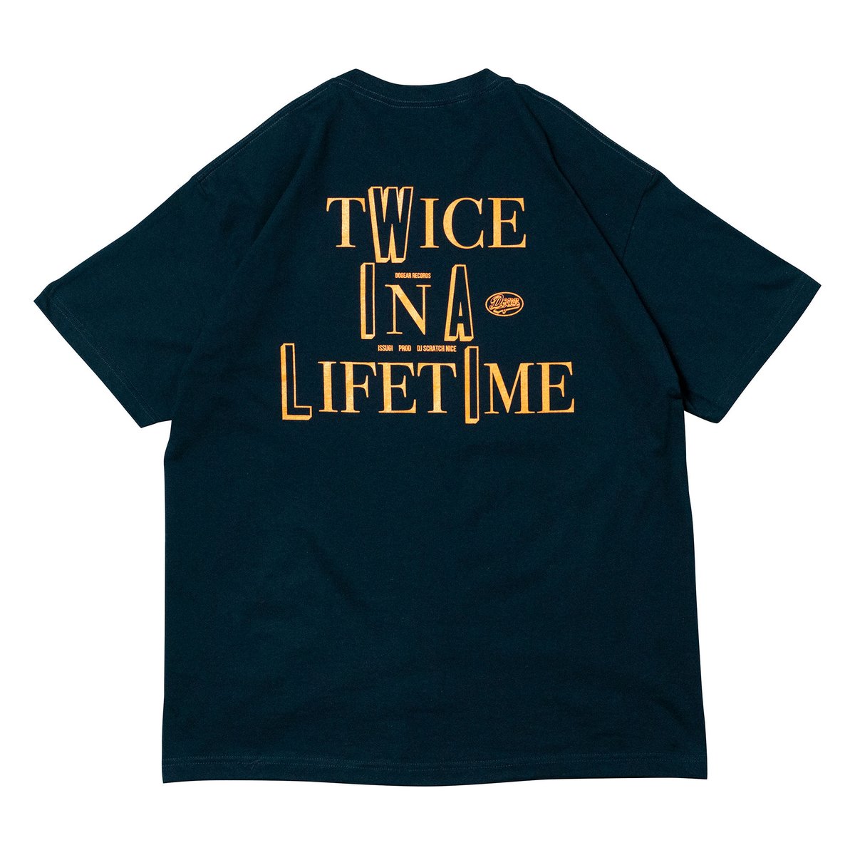 Twice In A Lifetime Tee (Navy × Orange) | TREES...