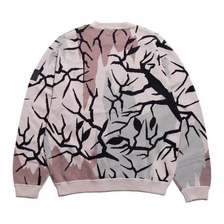 CITY TREE CAMO KNIT SWEATER - CITY TREE CAMO