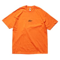 DOGEAR RECORDS TEE (Orange × Black)