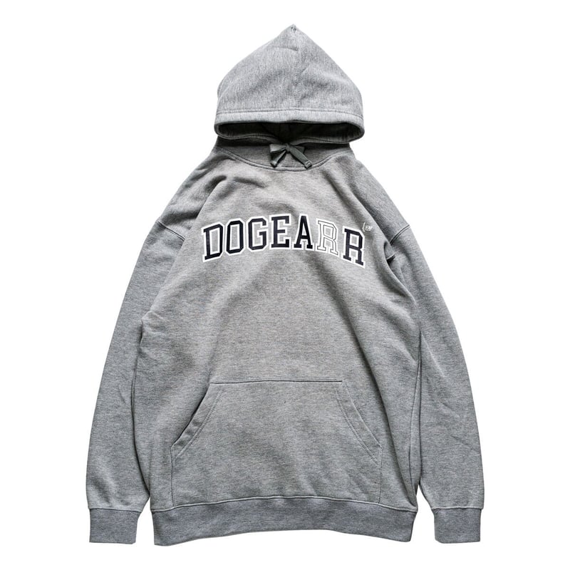 Dogear Records Hoodie Gray (White × Navy) | TR