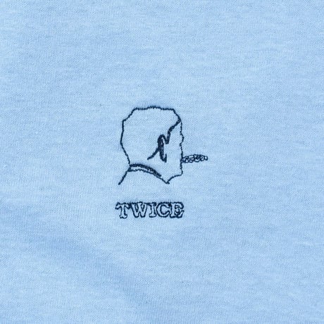 Twice In A Lifetime Tee (Powder Blue × Navy)