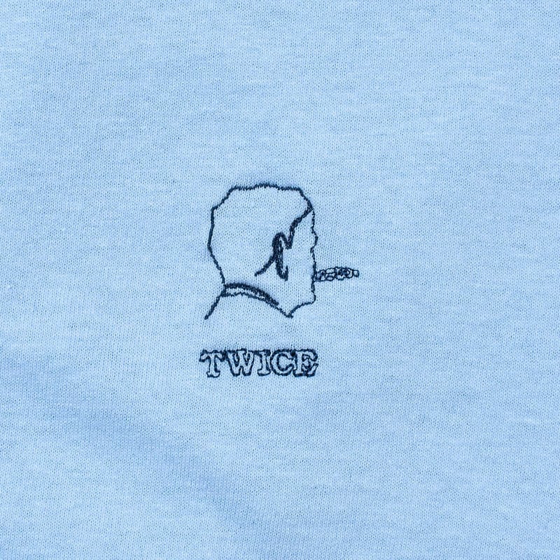Twice In A Lifetime Tee (Powder Blue × Navy) |