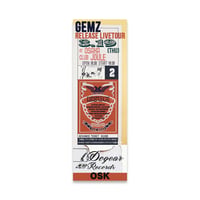 "GEMZ RELEASE LIVE IN OSAKA"  ADVANCE TICKET