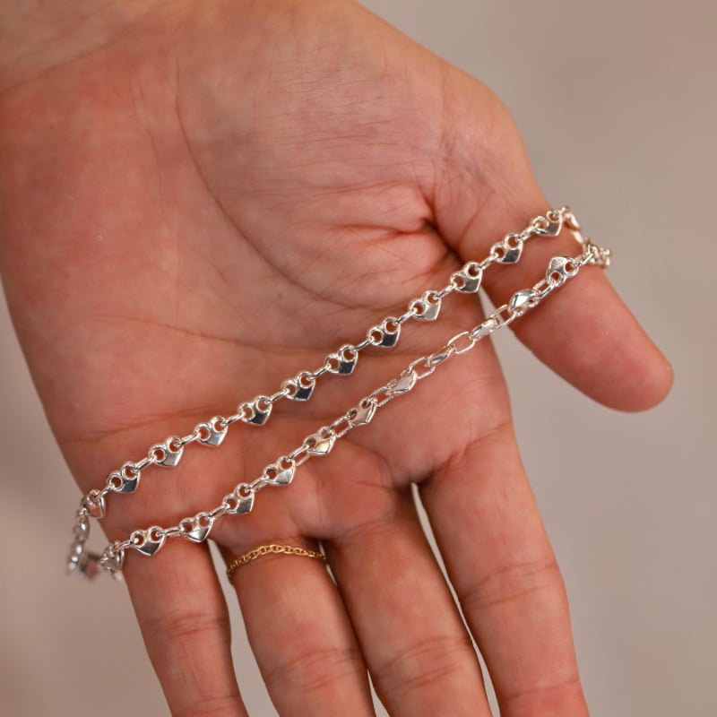 PHROMIDE パフ ハート チェーン ネックレス Puffed Heart Chain 6