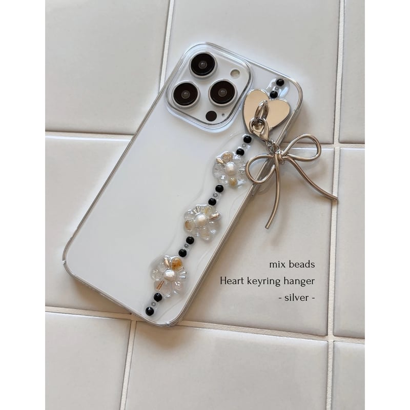 【セミオーダー】1150円〜︴スマホキーリングハンガー_butterfly 44bf7b535b216d2b8b163add8bc3cc