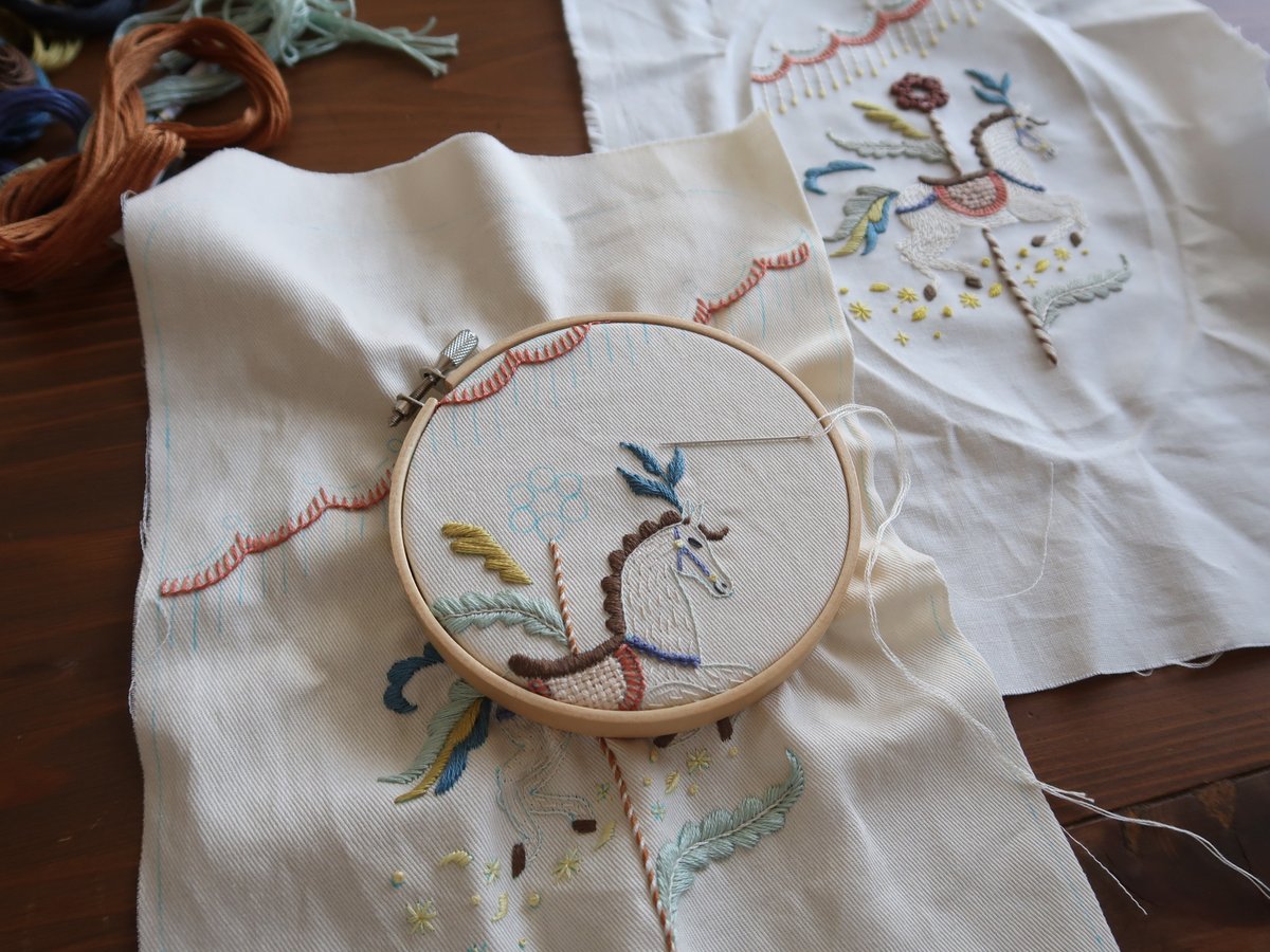 刺繍キット】ESSOR-メリーゴーランド | K.omono
