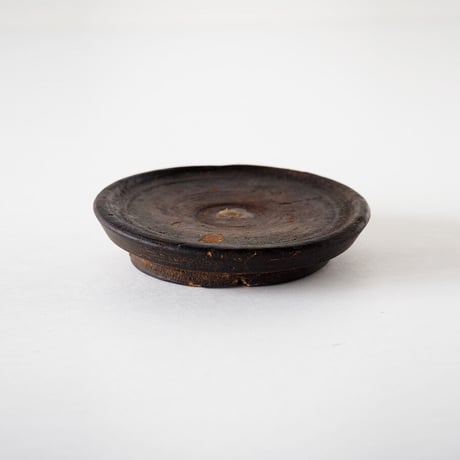 no980-A　韓国の木製茶托