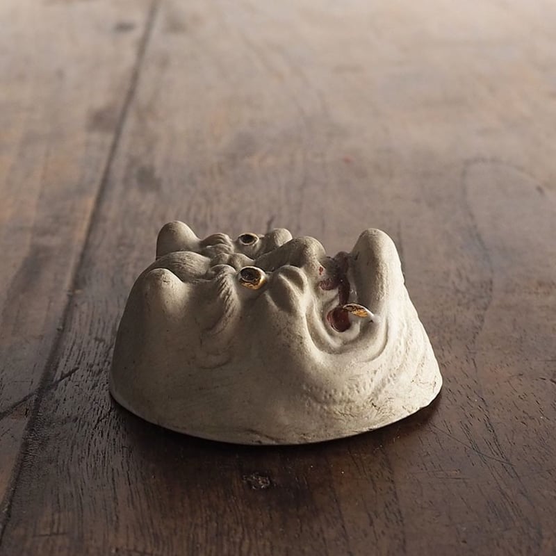 盃□覗きお福と裏鬼 酒器 酒杯 皿 平鉢 飾皿 古美術 時代物 骨董品