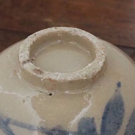 no539-A  台湾の花模様のボウル
