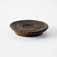 no980-B　韓国の木製茶托