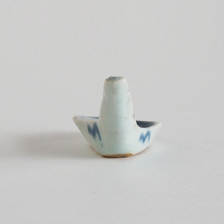 1010-18-a 古い染付のレンゲ | 古道具店 呱々