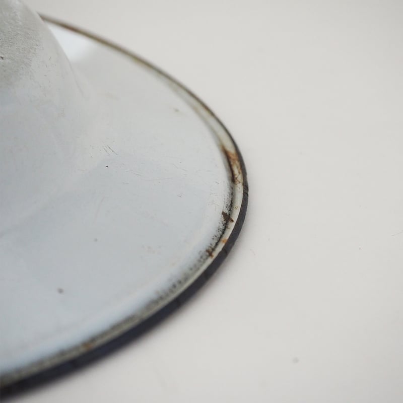 1061-K-7 琺瑯の青いお皿 香港製 | 古道具店 呱々