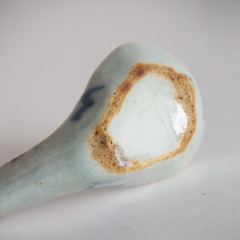 1010-18-a 古い染付のレンゲ | 古道具店 呱々