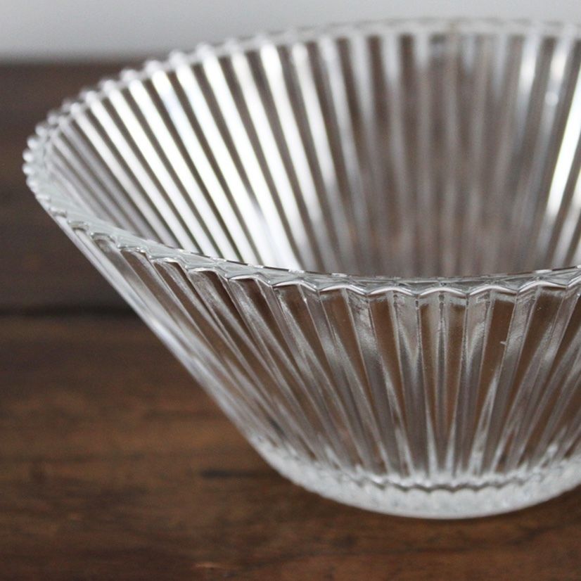 no381-1 ガラスボウル 大 | 古道具店 呱々