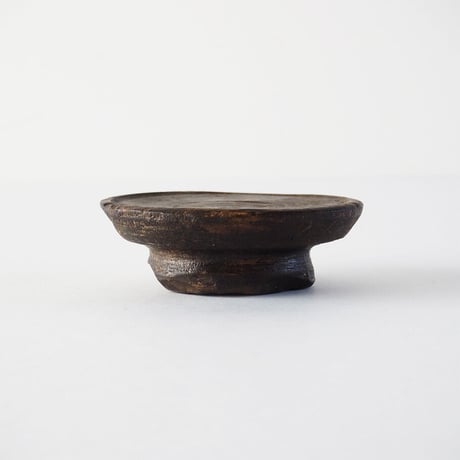 no980-C　韓国の木製茶托