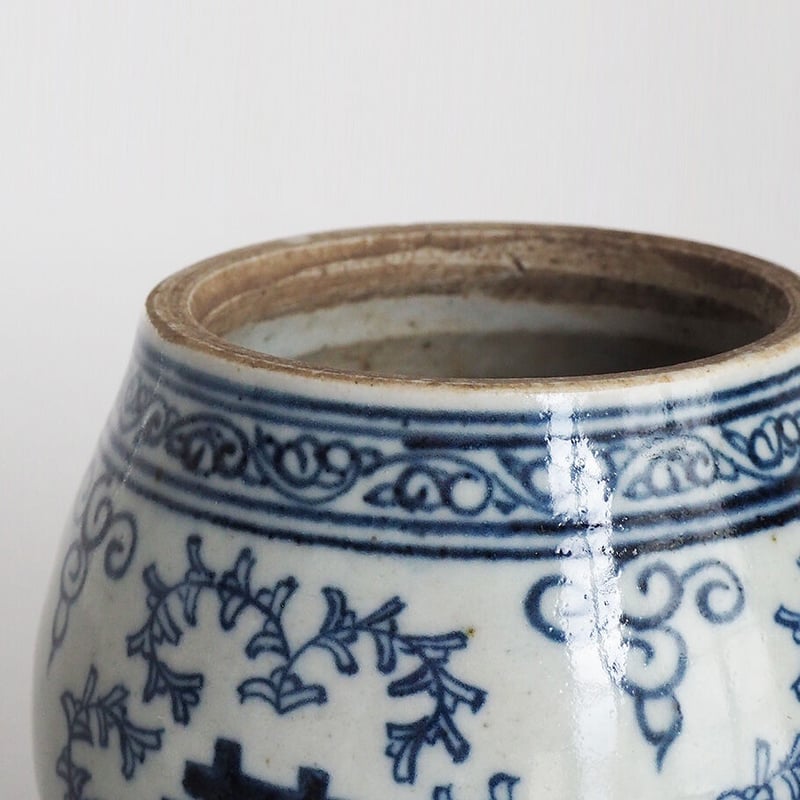 no1010-24 台湾の双喜ツボ | 古道具店 呱々