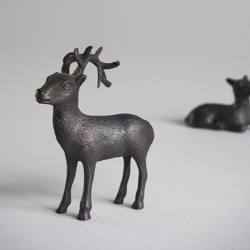 no1033 レトロおみやげ 奈良の鹿 | 古道具店 呱々