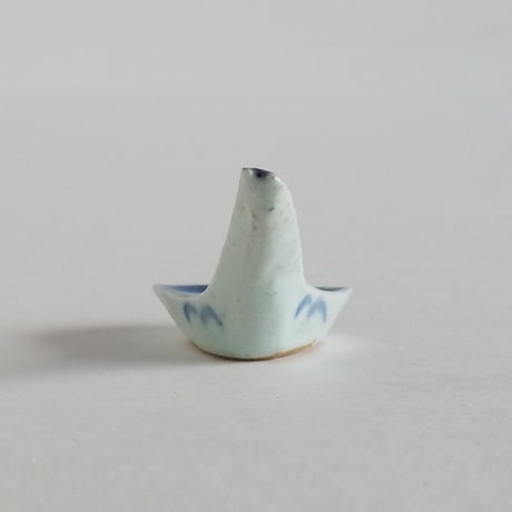 no1010-18c　古い染付のレンゲ