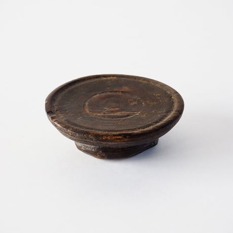 no980-C　韓国の木製茶托