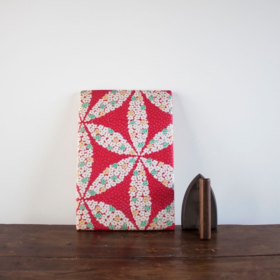 no492-a レトロ模様のアイロン台 | 古道具店 呱々