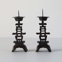 1173-18　喜喜　ダブルハッピーの燭台