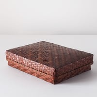 no727   竹編みの文箱