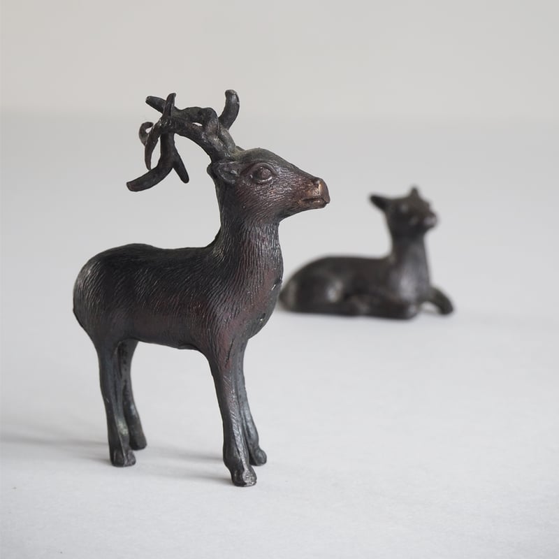 no1033 レトロおみやげ 奈良の鹿 | 古道具店 呱々