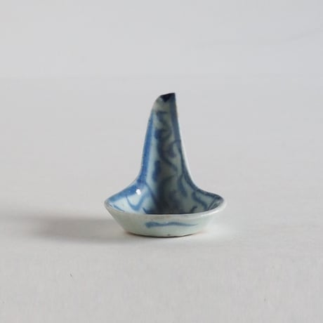 no1010-18c　古い染付のレンゲ