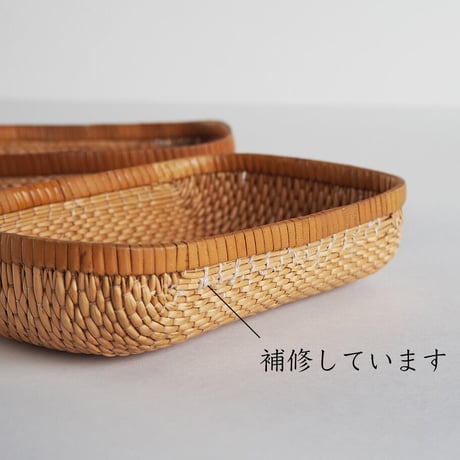 no1008　小さな柳行李