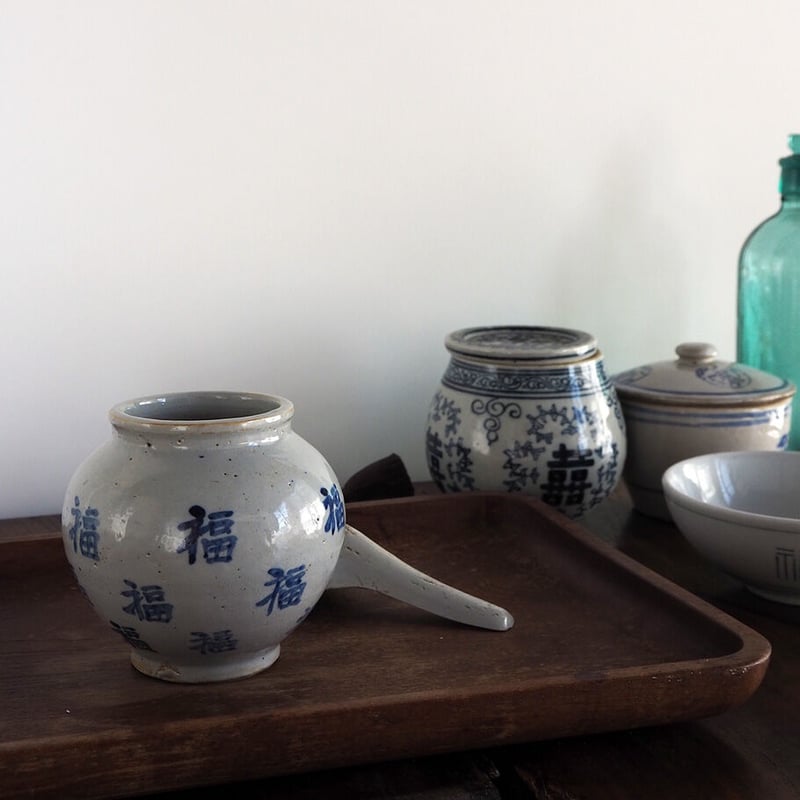 no1010-24 台湾の双喜ツボ | 古道具店 呱々