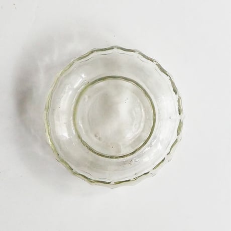no669  気泡ガラスの花入