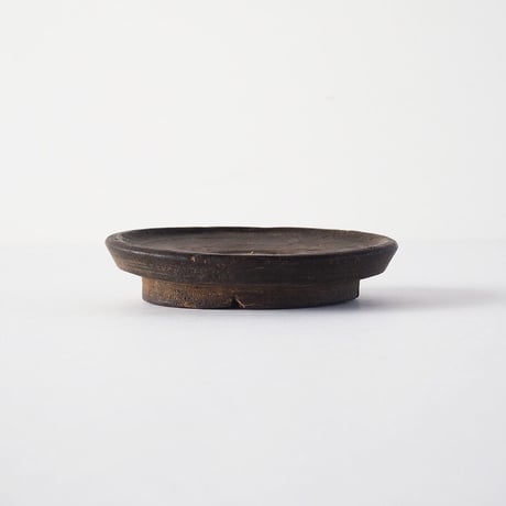 no980-A　韓国の木製茶托