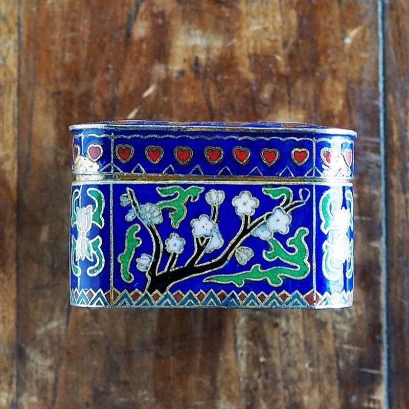 no129 ハートのキング 七宝小箱 | 古道具店 呱々