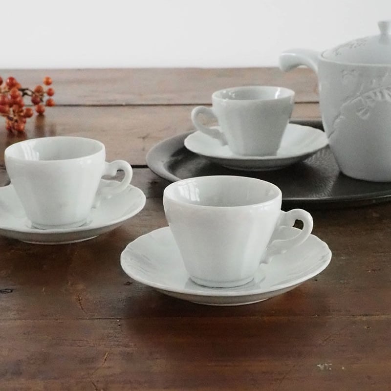 ドレスデン　☆デミタスカップ&ソーサー✖️5 no298 デミタスカップ&ソーサー | 古道具店 呱々