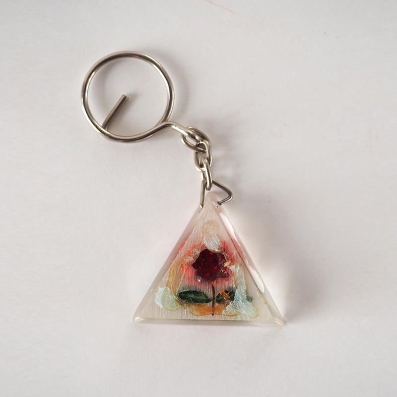 no1061-Z-3 バラのキーホルダー | 古道具店 呱々