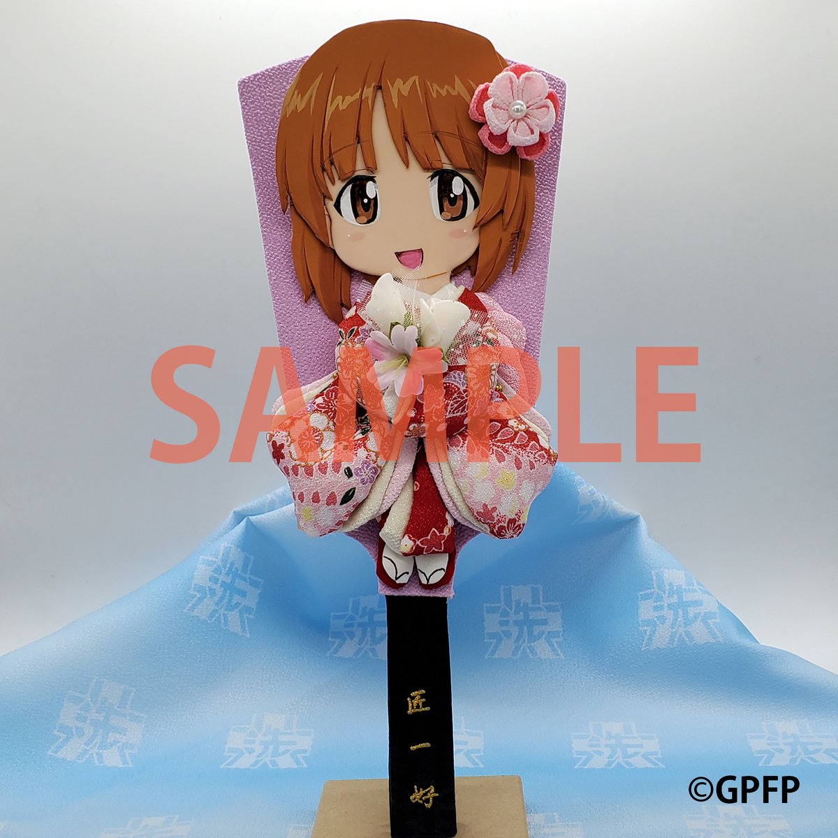 押し絵タペストリー　ぱんぱん 押絵羽子板 西住みほ | 大洗ガルパンギャラリー