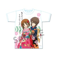 大洗美人姉妹図西住みほ・まほ フルグラフィックTシャツ